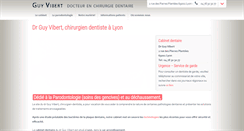 Desktop Screenshot of drvibert-dentiste-dechaussement-lyon.com