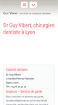 Mobile Screenshot of drvibert-dentiste-dechaussement-lyon.com